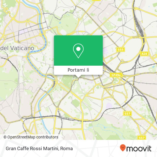 Mappa Gran Caffe Rossi Martini