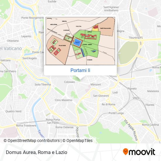 Mappa Domus Aurea