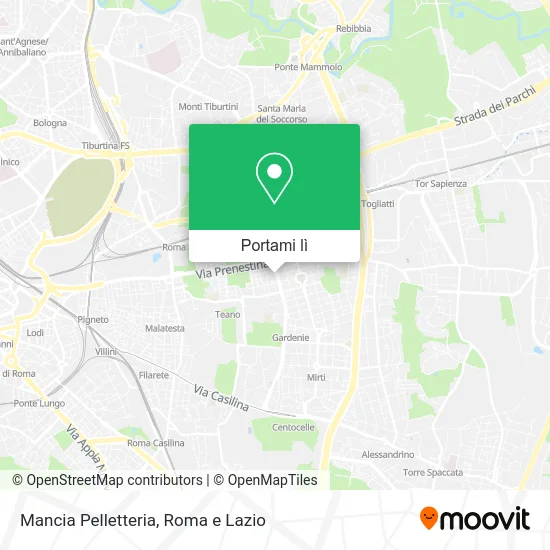 Mappa Mancia Pelletteria