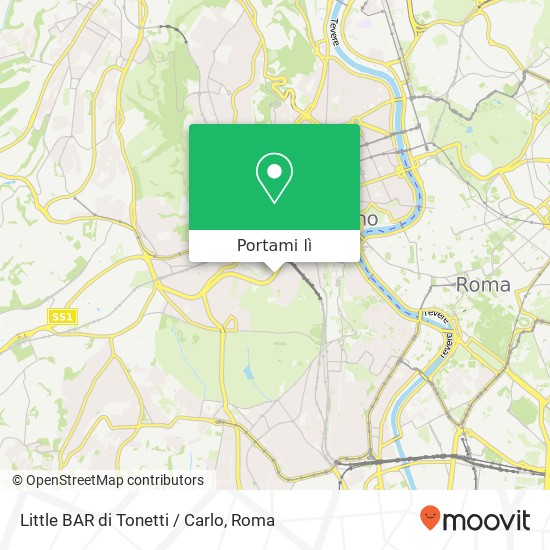Mappa Little BAR di Tonetti / Carlo