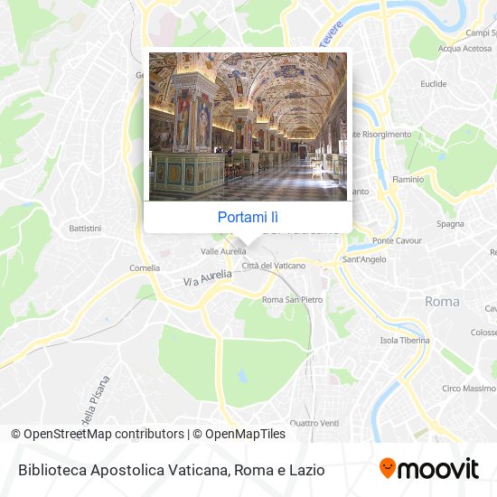 Mappa Biblioteca Apostolica Vaticana