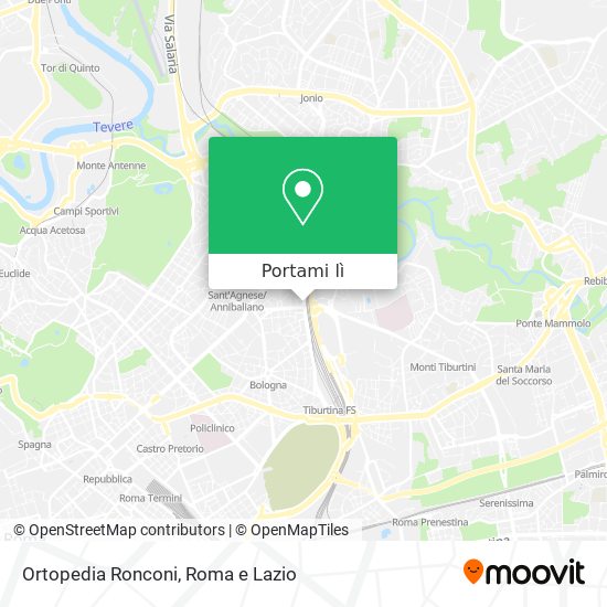 Mappa Ortopedia Ronconi
