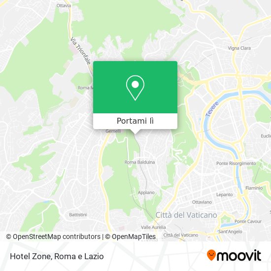 Mappa Hotel Zone