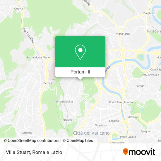 Mappa Villa Stuart