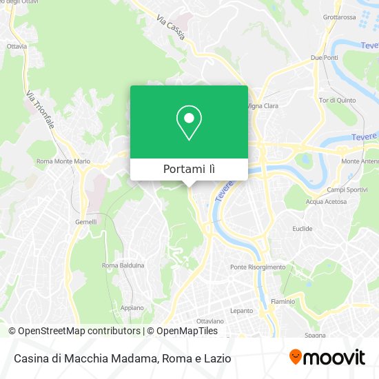 Mappa Casina di Macchia Madama