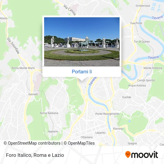 Mappa Foro Italico