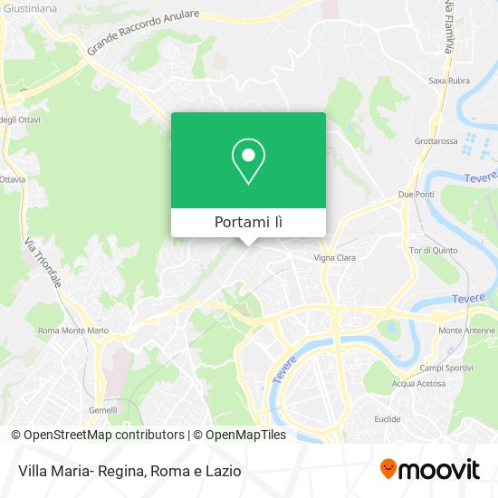Mappa Villa Maria- Regina