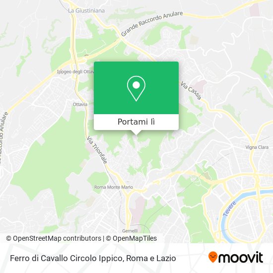 Mappa Ferro di Cavallo Circolo Ippico