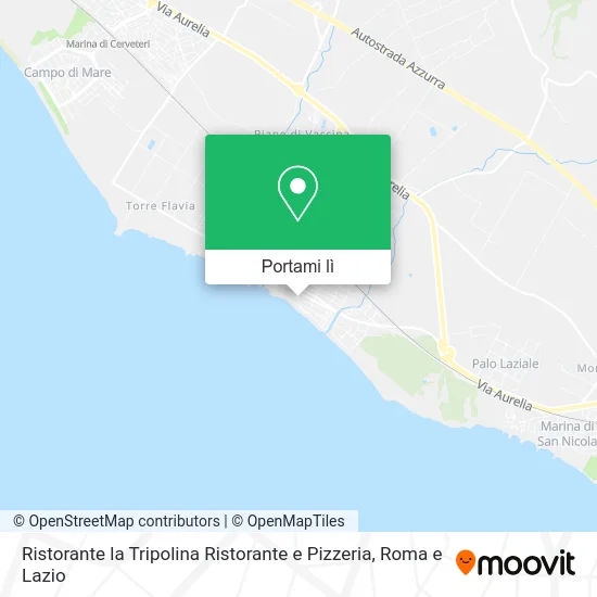 Mappa Ristorante la Tripolina Ristorante e Pizzeria