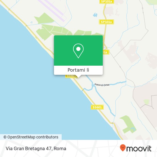 Mappa Via Gran Bretagna 47