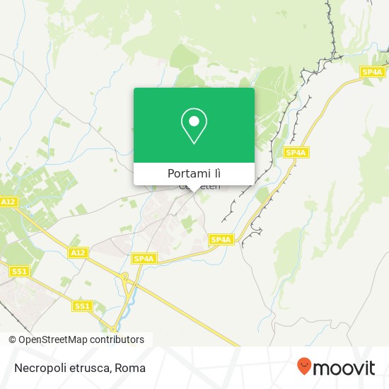 Mappa Necropoli etrusca