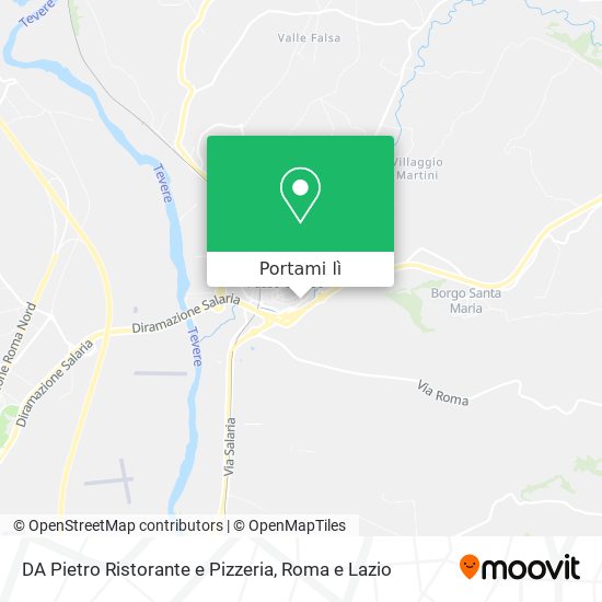 Mappa DA Pietro Ristorante e Pizzeria