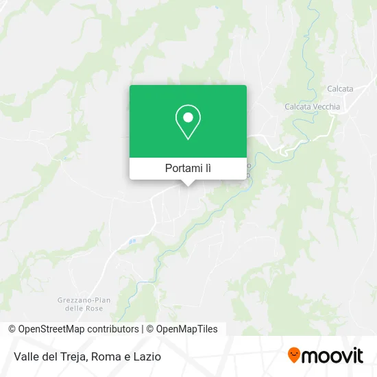 Mappa Valle del Treja