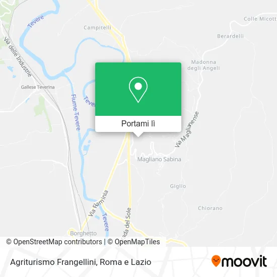 Mappa Agriturismo Frangellini