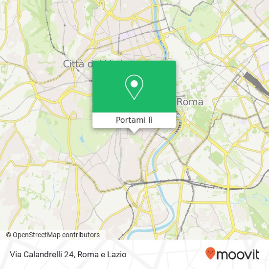 Mappa Via Calandrelli 24