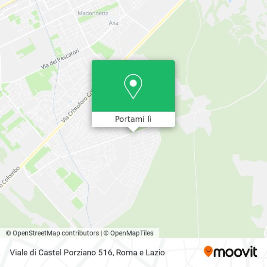 Mappa Viale di Castel Porziano 516