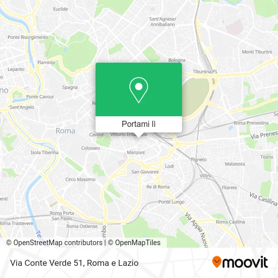 Mappa Via Conte Verde 51
