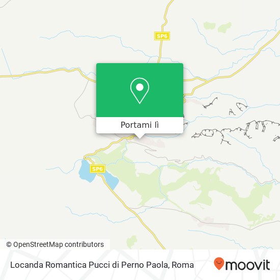 Mappa Locanda Romantica Pucci di Perno Paola