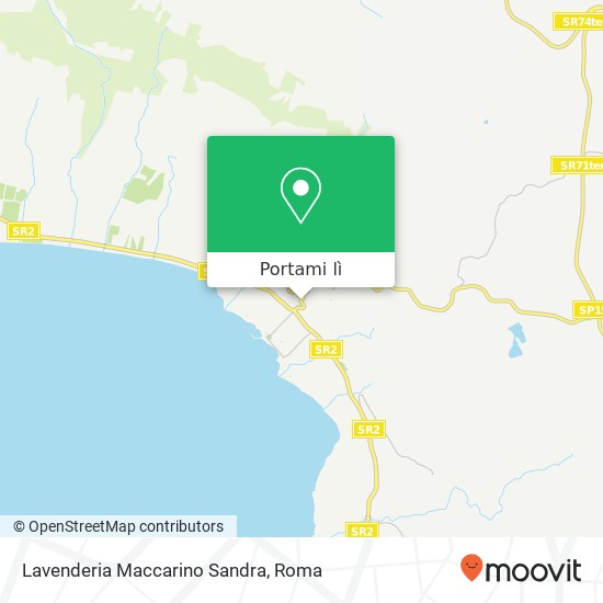 Mappa Lavenderia Maccarino Sandra