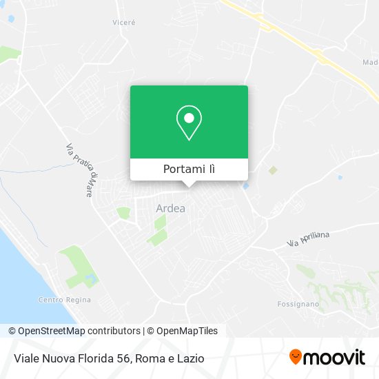 Mappa Viale Nuova Florida 56