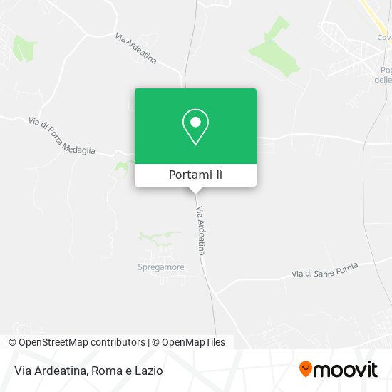Mappa Via Ardeatina