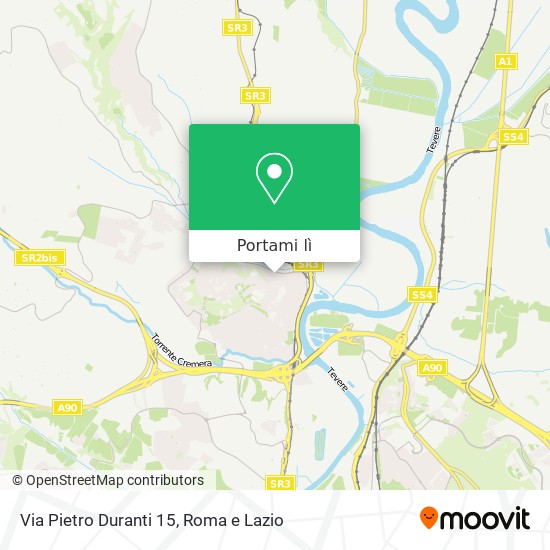 Mappa Via Pietro Duranti 15