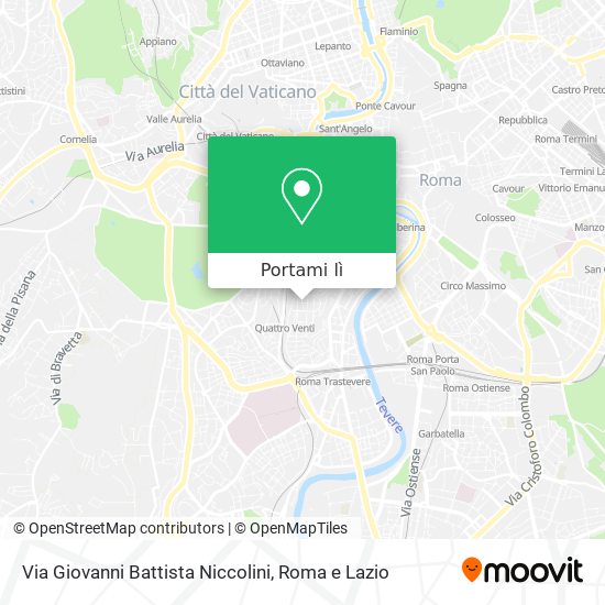 Mappa Via Giovanni Battista Niccolini