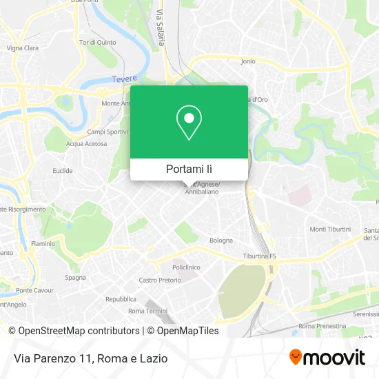 Mappa Via Parenzo 11