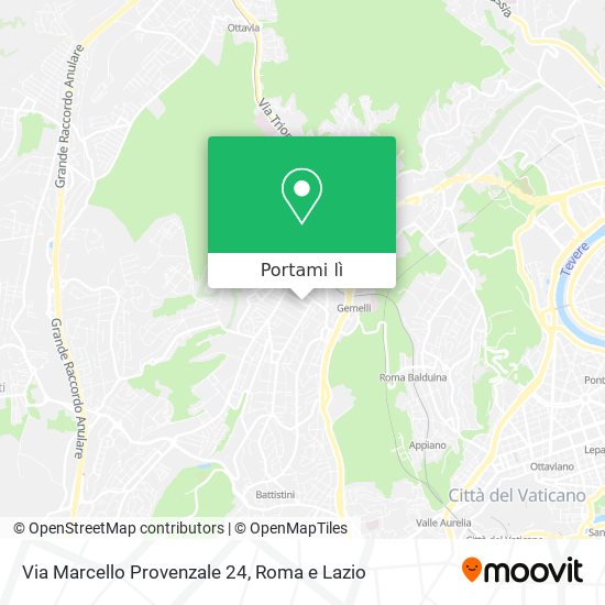 Mappa Via Marcello Provenzale 24