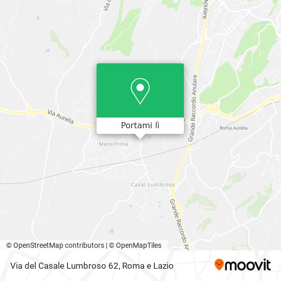 Mappa Via del Casale Lumbroso 62