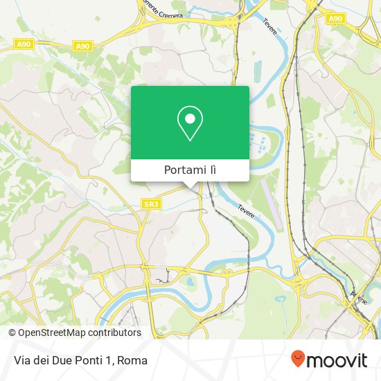 Mappa Via dei Due Ponti 1