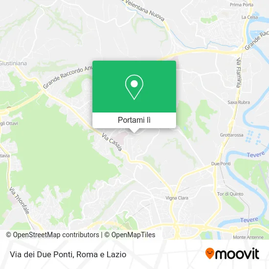 Mappa Via dei Due Ponti