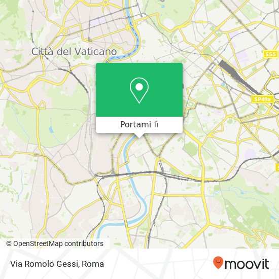 Mappa Via Romolo Gessi