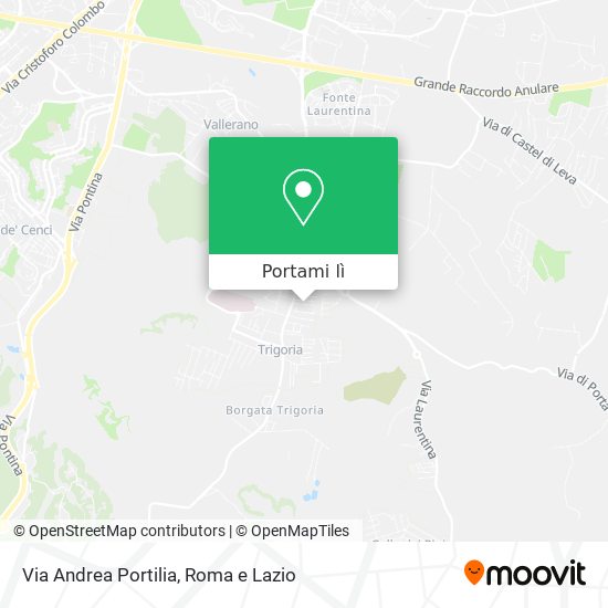 Mappa Via Andrea Portilia