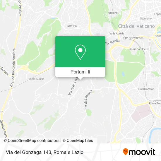 Mappa Via dei Gonzaga 143