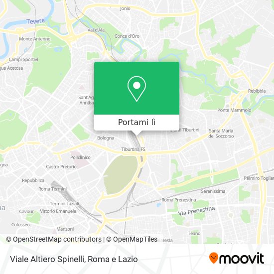 Mappa Viale Altiero Spinelli