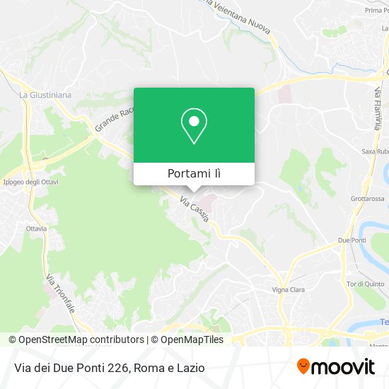 Mappa Via dei Due Ponti 226