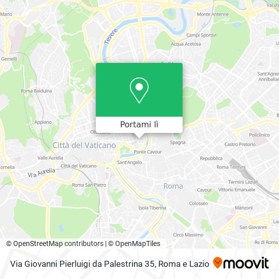 Mappa Via Giovanni Pierluigi da Palestrina  35