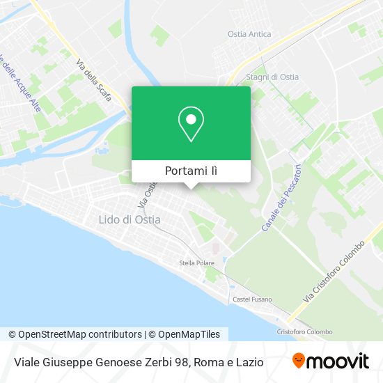 Mappa Viale Giuseppe Genoese Zerbi 98