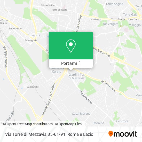 Mappa Via Torre di Mezzavia 35-61-91