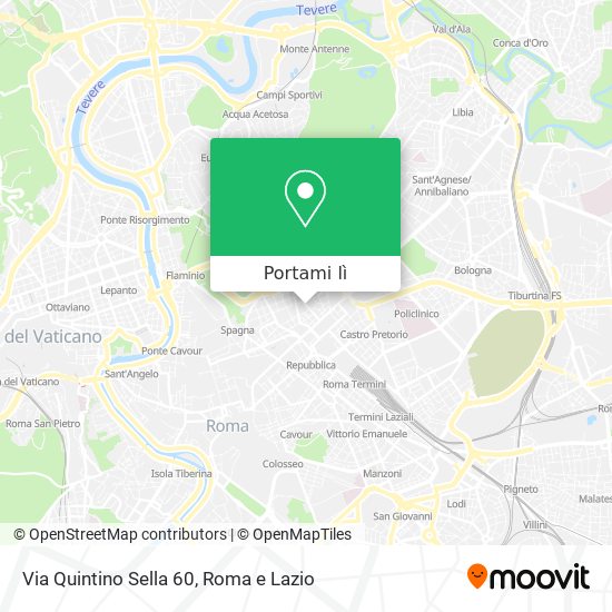Mappa Via Quintino Sella 60