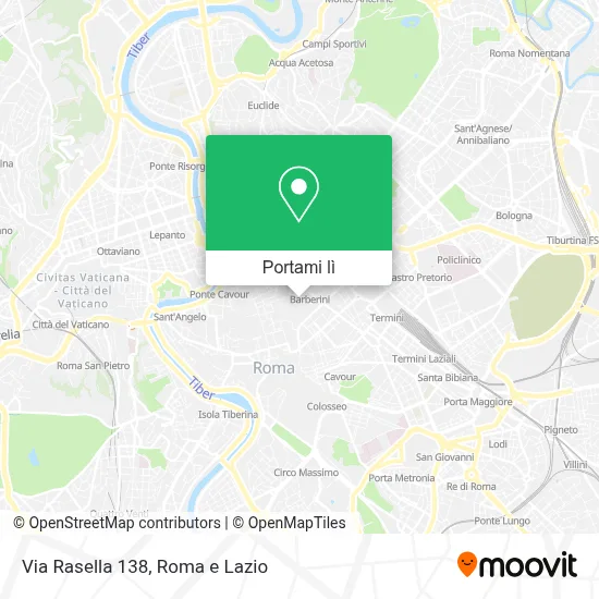 Mappa Via Rasella 138