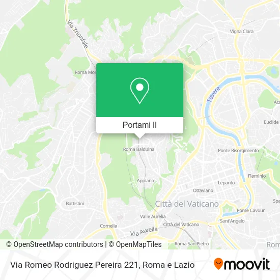 Mappa Via Romeo Rodriguez Pereira 221
