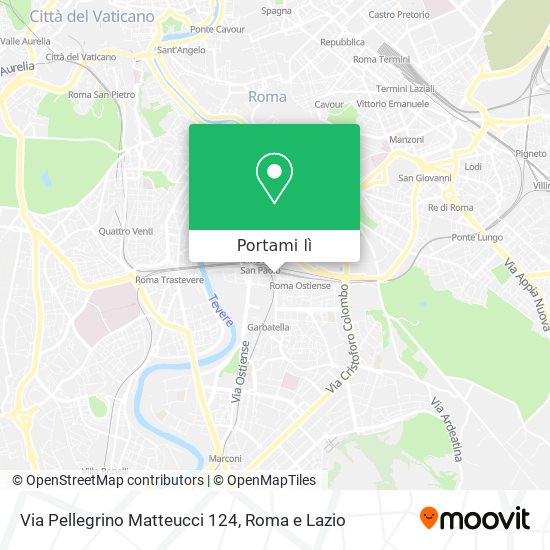 Mappa Via Pellegrino Matteucci 124