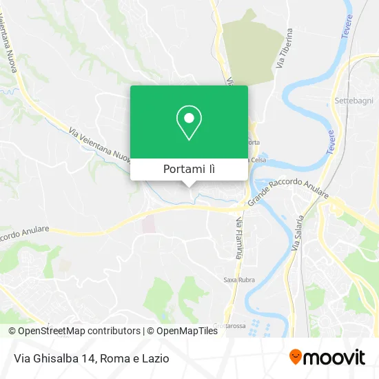 Mappa Via Ghisalba 14