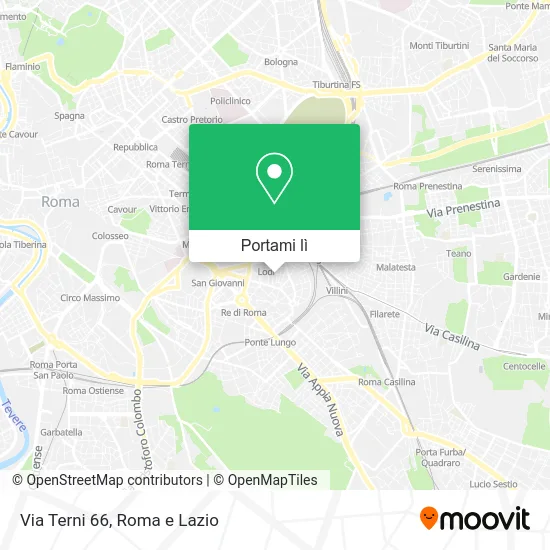 Mappa Via Terni 66