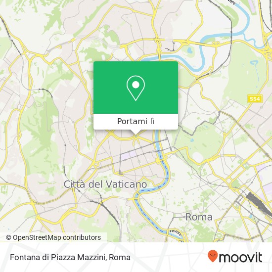 Mappa Fontana di Piazza Mazzini