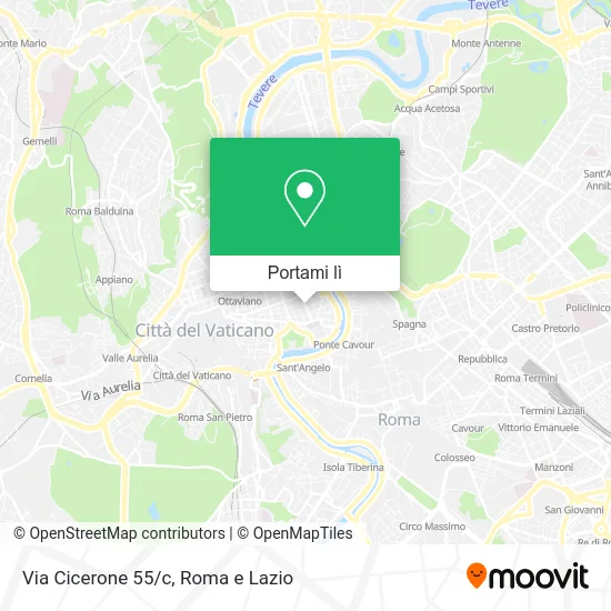 Mappa Via Cicerone 55/c