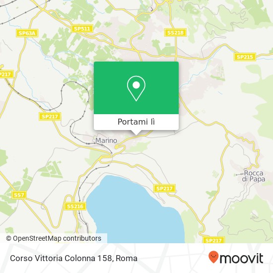Mappa Corso Vittoria Colonna 158