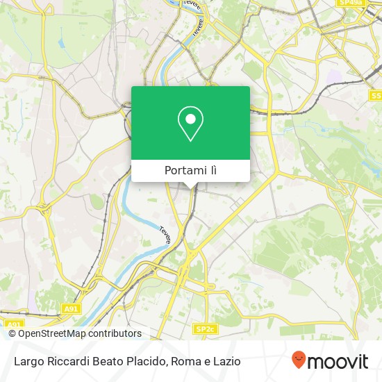 Mappa Largo Riccardi Beato Placido